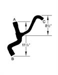 Curved Radiator Hose