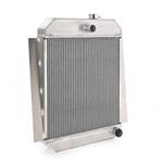 Natural Finish Downflow Radiator for GM w/Std Trans