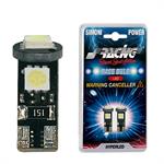 Simoni Racing T10 3-LED 3W Canbus Lampen - Ultrawhite - Set à 2 stuks