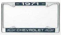 License Plate Frame,Chrm,1971