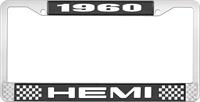 1960 HEMI LICENSE PLATE FRAME - BLACK