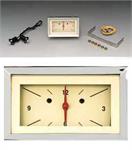 Classic Instr.Clock,Tan,1957