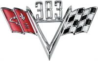 383 Crossed Flags	 Front Fender Emblem	 Each