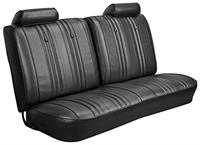 Seat Upholstery, Front Split Bench PUI, Black
