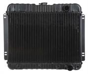"1963-65 CHEVY II/NOVA 8 CYL RADIATOR AT 4 ROW INLET ON PASSENGER SIDE (15-1/2""X23-1/2"" X2-5/8"" CORE)"