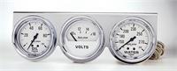 Gauge Kit 67mm Oilpressure / Volt / Water Temperature Autogage Mechanical