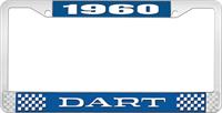 1960 DART LICENSE PLATE FRAME - BLUE