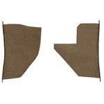 1955-59 Chevrolet/GMC Truck	 Carpet Kick Panel Inserts	 w/o Cardboard Backing	 Loop	 Medium Saddle