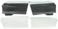 1964 IMPALA SS 2 DOOR COUPE SILVER UPPERS / SILVER & BLACK LOWER NON-ASSEMBLED REAR SIDE PANELS