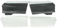 1964 IMPALA SS 2 DOOR COUPE WHITE UPPERS / WHITE & BLACK LOWER NON-ASSEMBLED REAR SIDE PANELS