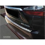 Stainless Steel Rear bumper protector suitable for Lexus RX 2015- 'Ribs'