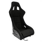 Sport seat 'MO' - Black - Non-reclinable fibreglass back-rest