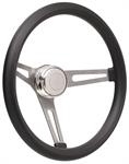 Steering Wheel Kit, 59-68 GM, Retro Foam, Tall Cap, Plain, Polished