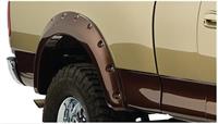 Fender Flares, Cut-Out, Rear, Black, Dura-Flex Thermoplastic, Ford, Pickup, Pair