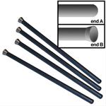 pushrods, 3/8", 229/229 mm, cup/ball