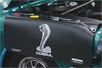 fender cover, black, "Shelby Cobra"