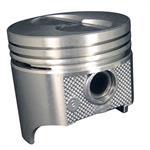 Pistons, Hypereutectic, Flat, 4.080 in. Bore, 5/64 in., 3/32 in., 3/16 in. Ring Grooves, Ford, Set of 8