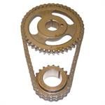 Timing Chain and Gear Set, Heavy Duty, Double Roller, Iron/Billet Steel Sprockets, Set