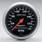 hastighetsmätare 86mm 0-190kmh Sport-Comp elektronisk