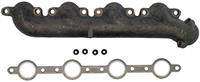Exhaust Manifold, Cast Iron, Hardware, Gaskets, Ford, 7.3L, Diesel, Driver Side, Each