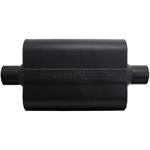 muffler, 2,5" in / 2,5" out, oval