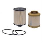 Fuel Filter Element, 4 microns, Fuel-water Separator Element, Ford, 6.4L Powerstroke Diesel, Kit