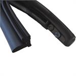 Hardtop roof rail weatherstrip