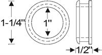 Grommet, license lamp wire