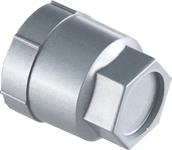 Lug Nut Cap, Silver, Plastic, For Cars With 16" Wheels