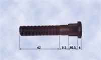 Wheelbolt Pin M12x1,5 x 62mm 14,3mm splines