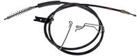 parking brake cable, 251,51 cm, rear right