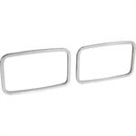 1973-1974 Nova	 Park Lamp Bezel	 RH and LH	 Pair