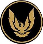 emblem centrumkåpa GTA, guld/svart