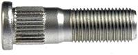 1/2-20 Serrated Wheel Stud - .543 In. Knurl, 1-29/32 In. Length