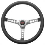 Steering Wheel Kit, 1967-68 Chevrolet, Retro w/Holes, Red Bowtie Pol, Hi-Rise