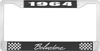nummerplåtshållare 1964 belvedere - svart