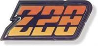 Emblem, Fuel Door, Orange, Z/28 Logo, Chevy, Each