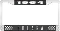 nummerplåtshållare 1964 polara - svart