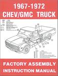 verkstadshandbok Factory Assembly, Chevrolet / GMC Truck 1967-1972