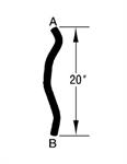 Curved Radiator Hose