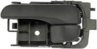 interior door handle front/rear left smooth black