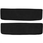 1955-59 Chevrolet/GMC Truck	 Carpet Door Panel Inserts	 w/o Cardboard Backing	 2-Piece	 Loop	 Black