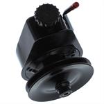 Power Steering Pump, Self-Contained, Saginaw P Series, High-volume, Black Reservoir