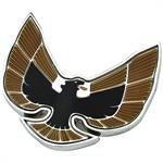 1974-76 Firebird	 Bird Front End Panel Emblem	 Special Edition	 Gold/Black