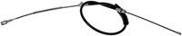 parking brake cable, 129,87 cm, rear right