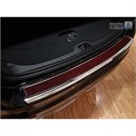 RVS Achterbumperprotector 'Deluxe' Volvo XC60 2013-2016 Chroom/Rood-Zwart Carbon