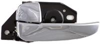 interior door handle front left, rear left with theft deterrent, chrome