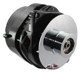 alternator / generator, 200A, 12 volt, Black powdercoated