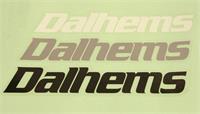 Sticker Dalhems 11x3cm