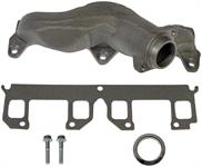 Exhaust Manifold, Front, Cast Iron, Natural, Cadillac, 4.5L, 4.9L, Each